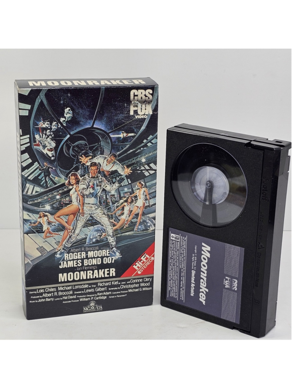 Moonraker BETAMAX Beta Tape Roger Moore James Bond 007 CBS Fox Video 1979 BETA